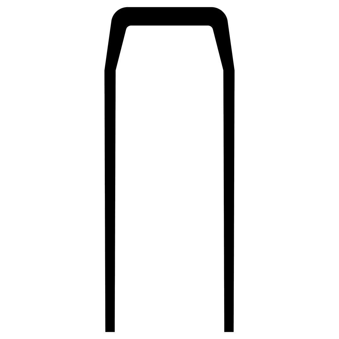 Front fork profile B for wheelchairs