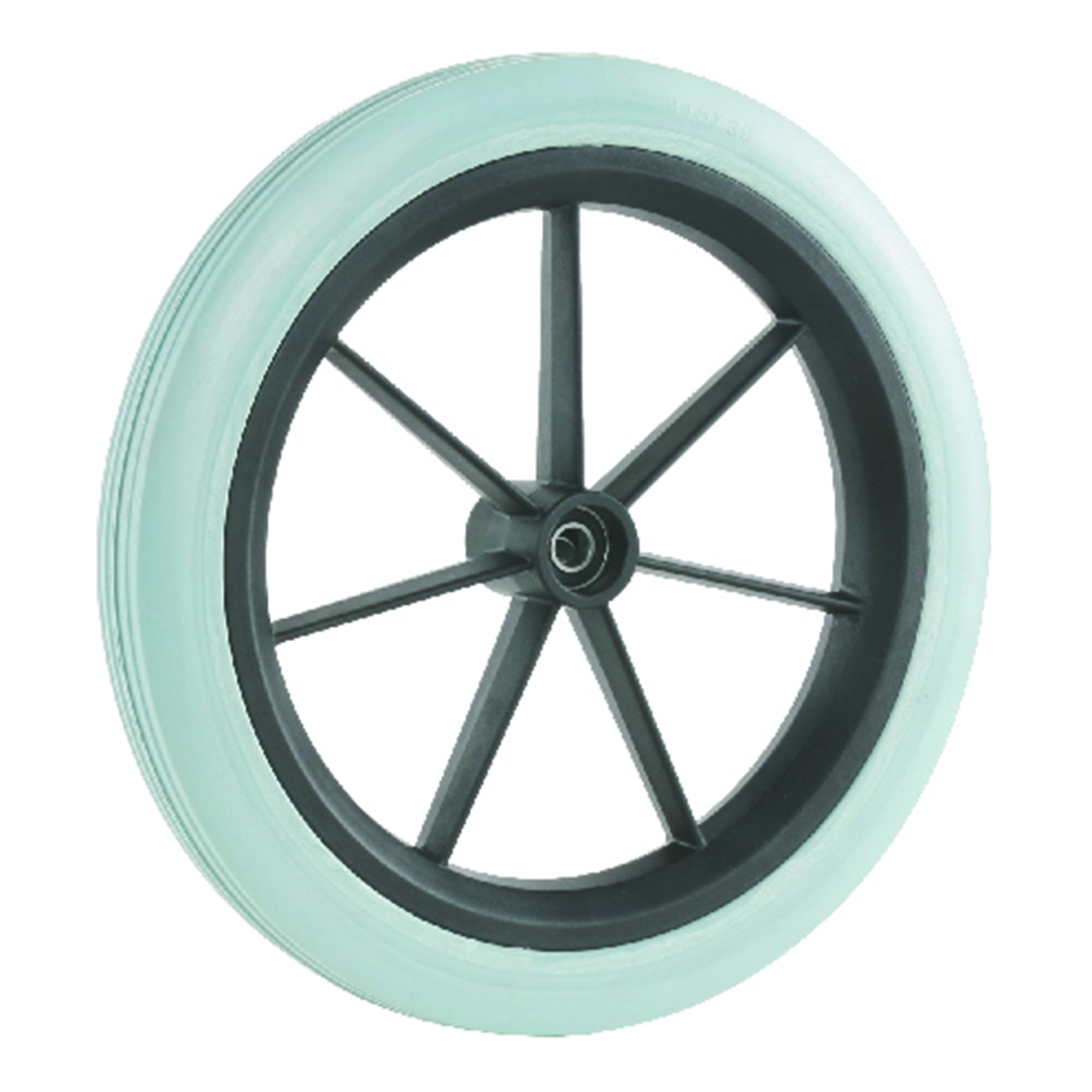 Transfer wheel for wheelchair 12” ligthweight with polyurethane tyre