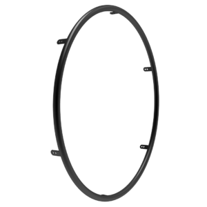Omobic Aluminium pushrims black hard anodized aluminium side