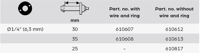 MBL Mini QR axles and position locks
in stainless steel for wheelchairs