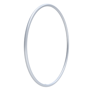 Aluminium silver anodized pushrim with rivnuts - MBL offer