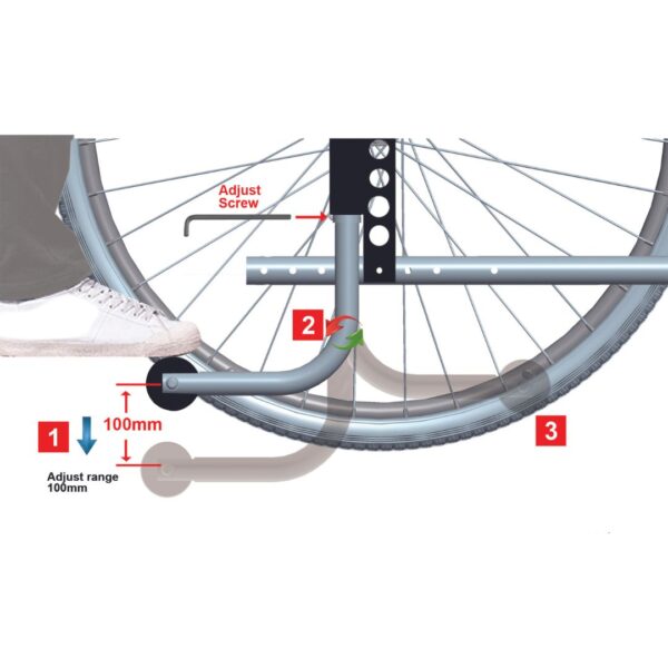 Anti-tip system - MBL line for wheelchair