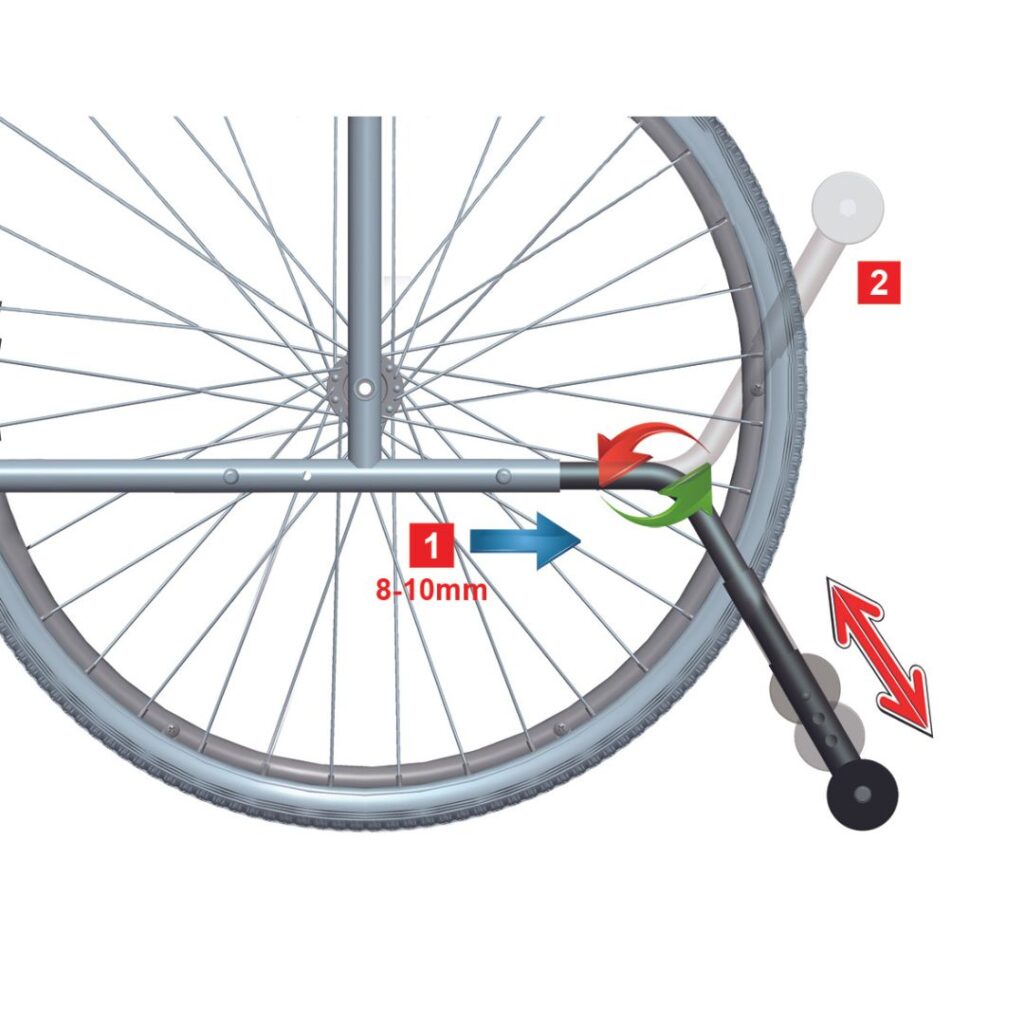 Back canes, back hinges, antitip systems | MBL