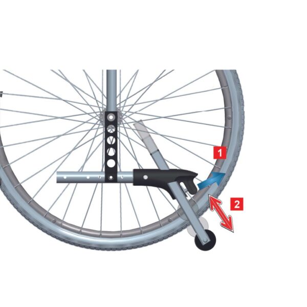 Anti-tip system - MBL line for wheelchair