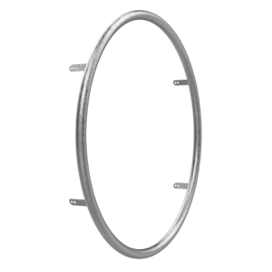Stainless steel pushrim brushed