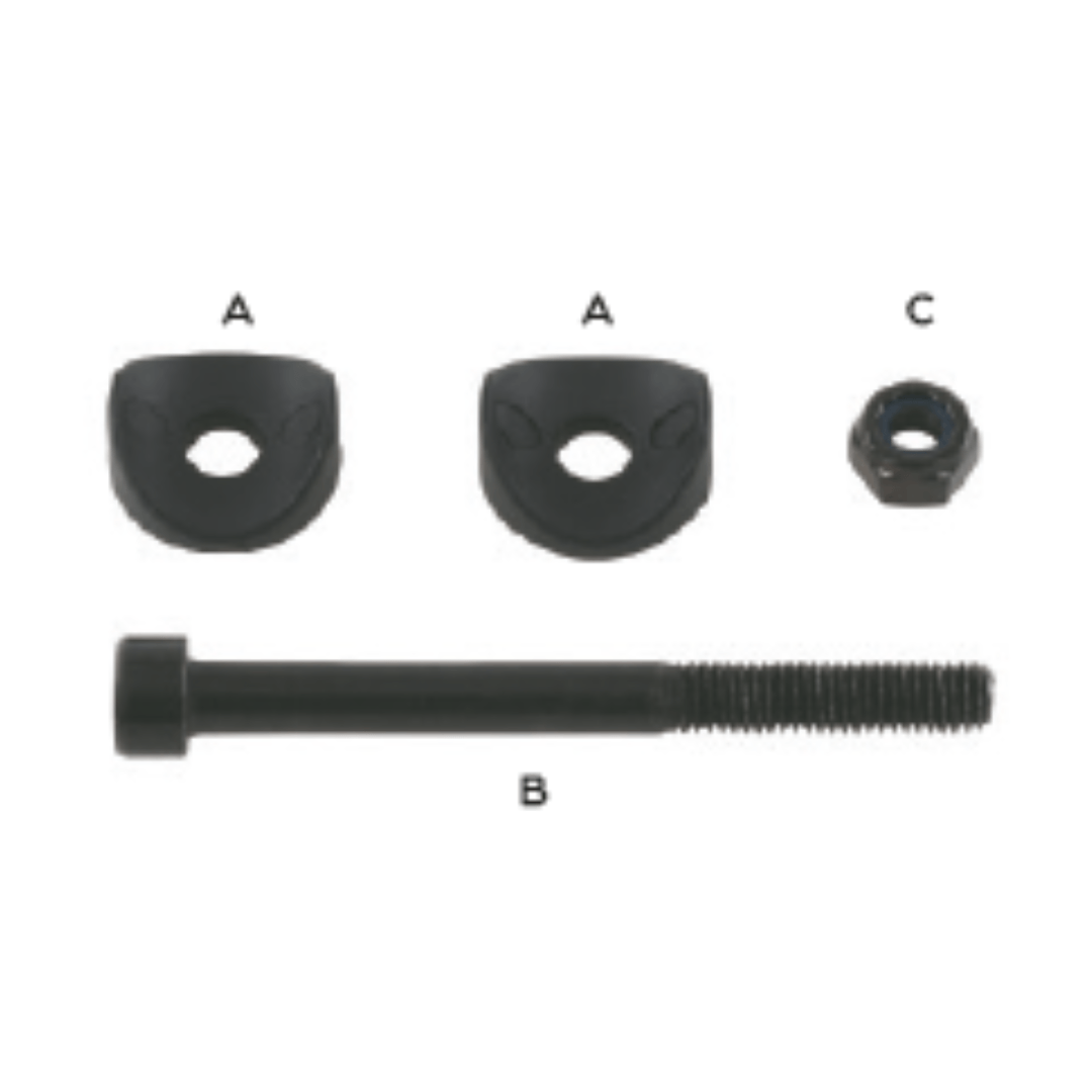 Fitting set for type B footrest