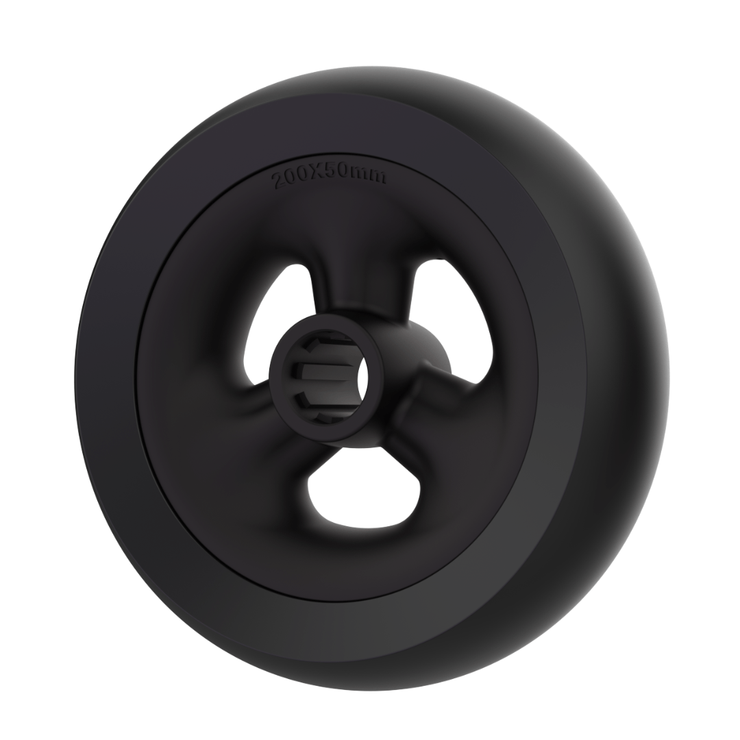 MBL hollow front wheel for wheelchairs