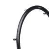 Omobic Flow black brushed anodized ergonomic lightweight handrim for active wheelchairs - splice closeup