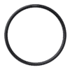 Omobic Flow brushed black hard anodized ergonomic lightweight handrim for active wheelchairs
