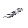 Fibre spokes for wheelchair wheels