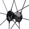 Omobic Rebel rear wheel hub closeup