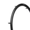 Omobic Airy black brushed handrim for active wheelchairs splices closeup